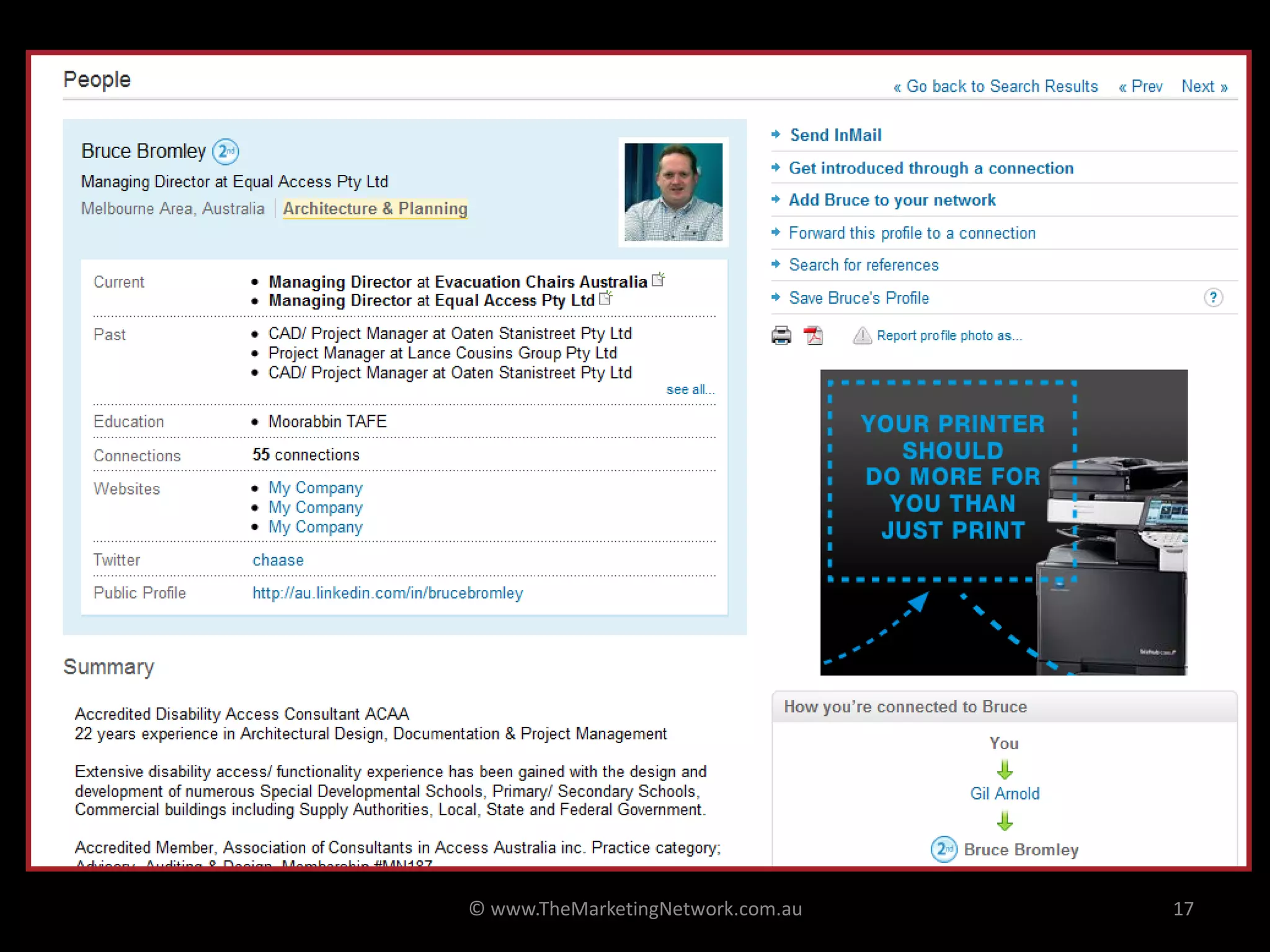 © www.TheMarketingNetwork.com.au   17
 