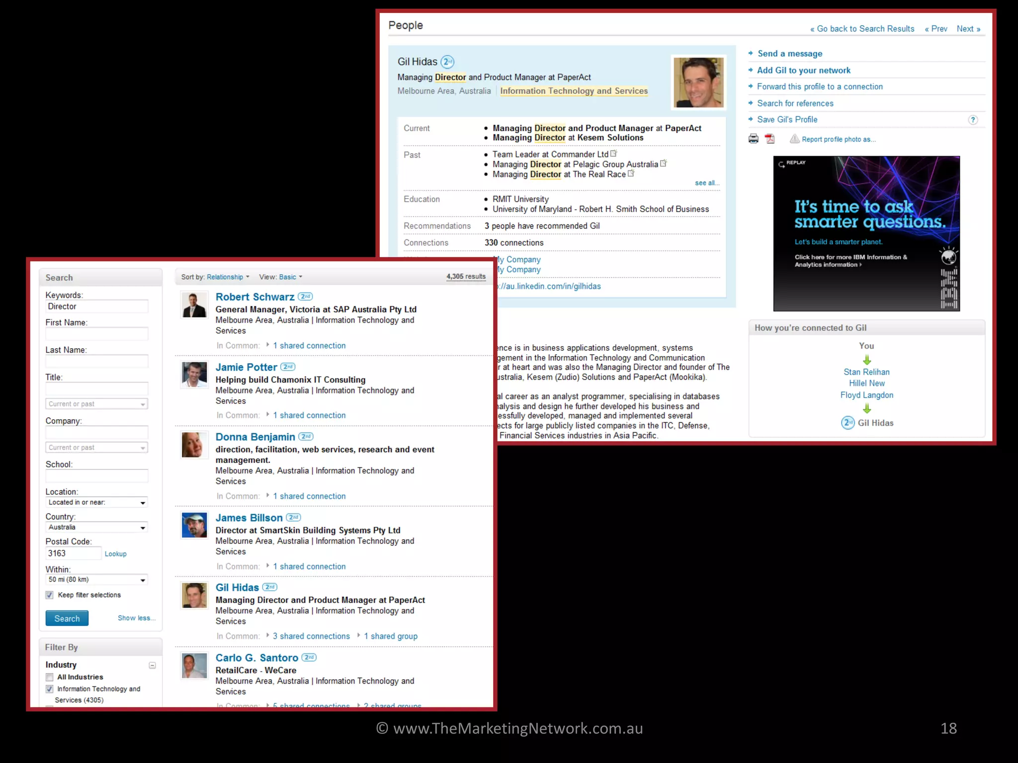 © www.TheMarketingNetwork.com.au   18
 