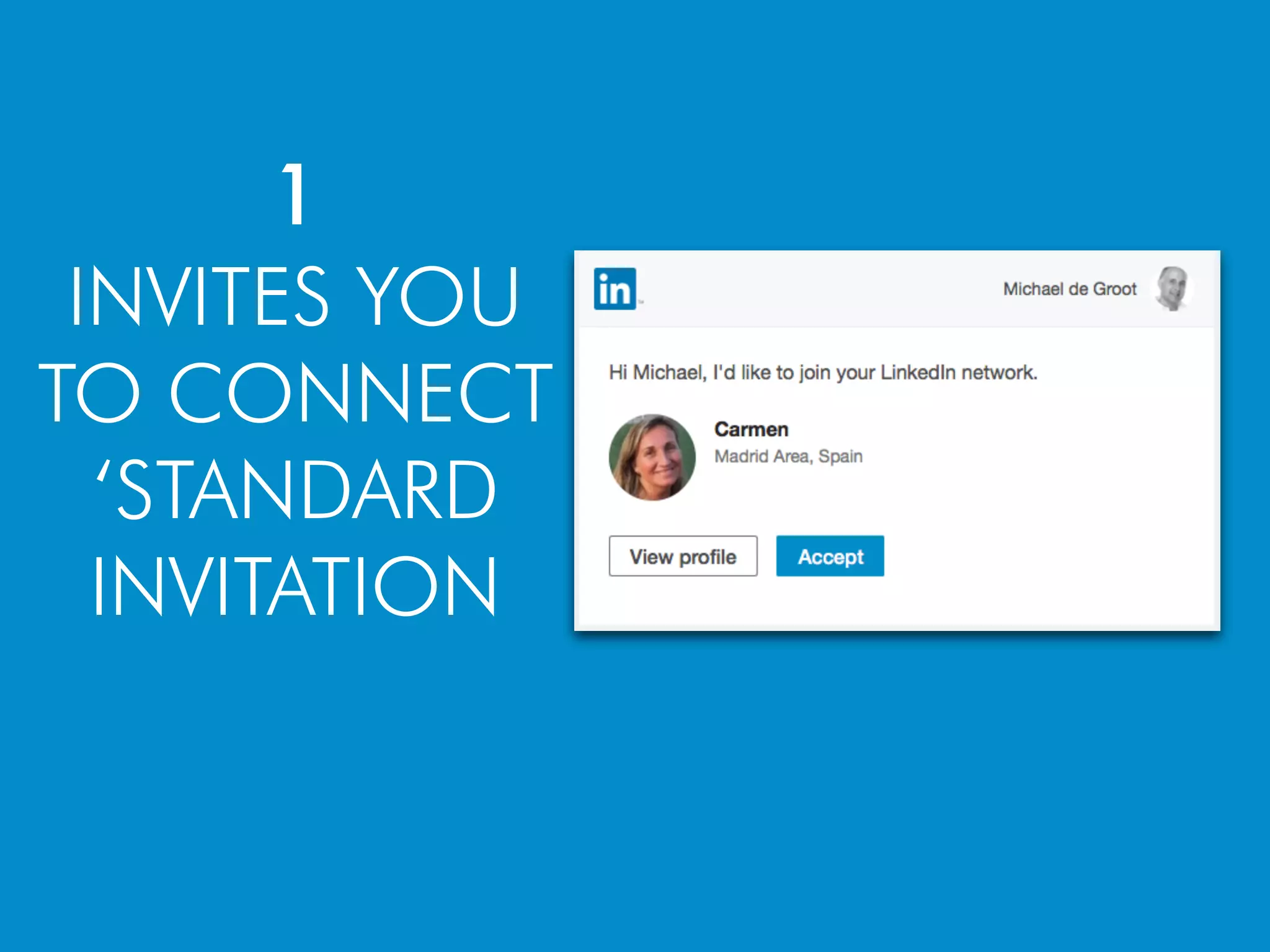 INVITES YOU
TO CONNECT
‘STANDARD
INVITATION
1