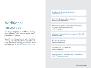The State of Employer Branding
                                                lnkd.in/stateofeb



                      ...