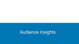 Audience Insights
 