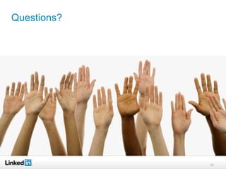 Questions?




             42
 