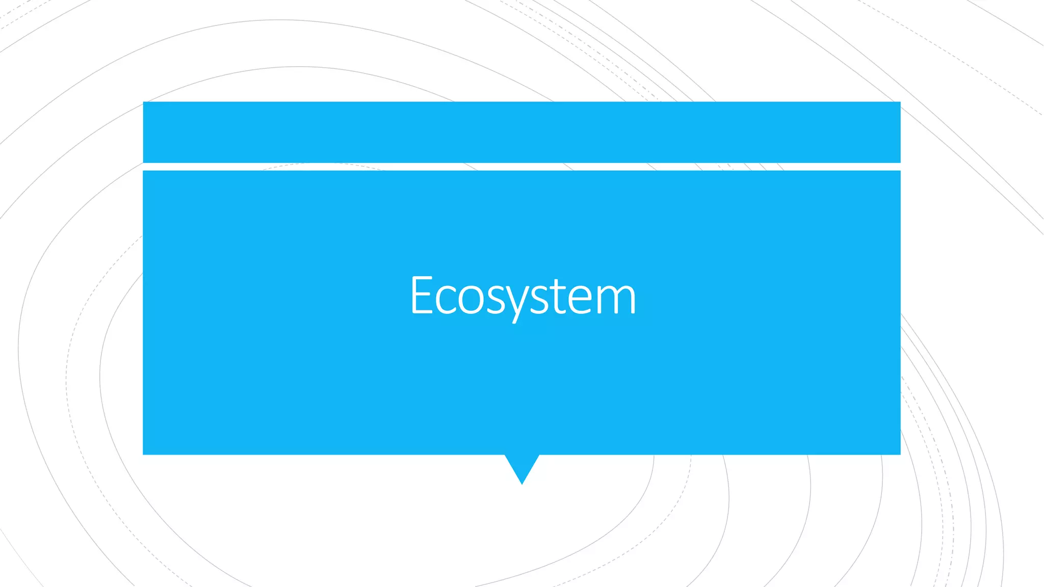 Ecosystem
 