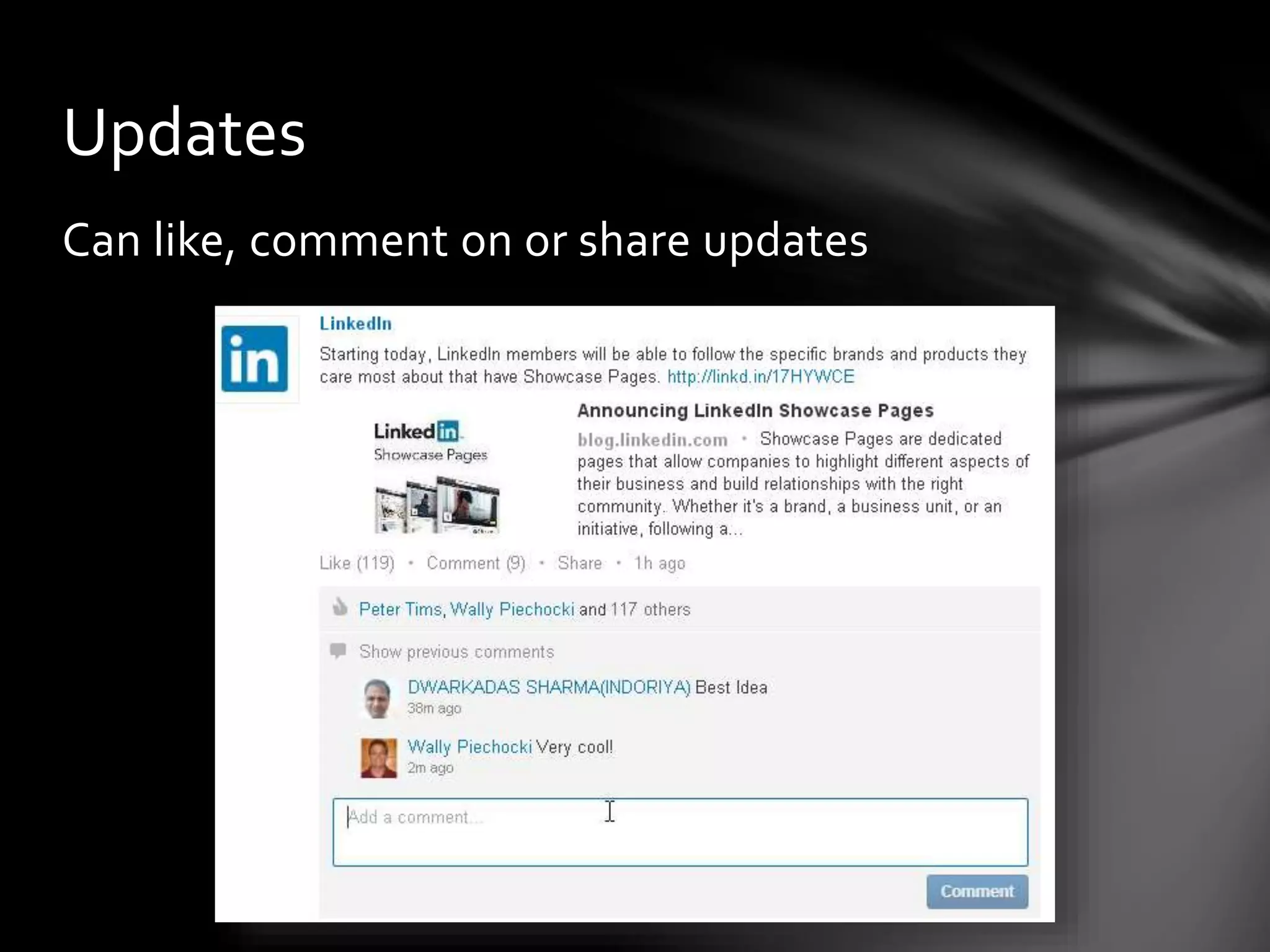 Select Groups from
the Interests menu to
view the highlights for
your groups
You can download a
LinkedIn Groups app!
 