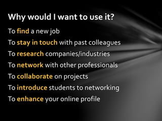 LinkedIn for Beginners | PPTX