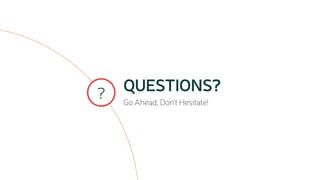 QUESTIONS?
Go Ahead, Don’t Hesitate!
?
 