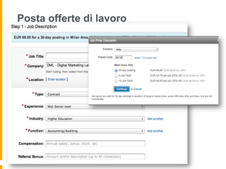 Posta offerte di lavoro
 
