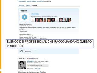 ELENCO DEI PROFESSIONAL CHE RACCOMANDANO QUESTO
PRODOTTO
 