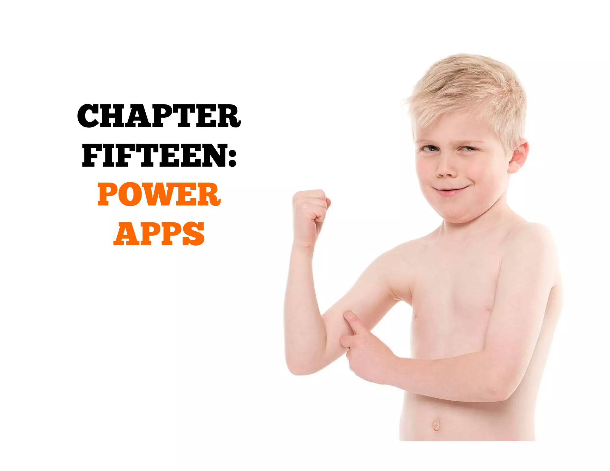CHAPTER
FIFTEEN:
POWER
APPS

 
