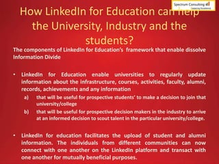 LinkedIn for education: An Implementation Aid | PPTX