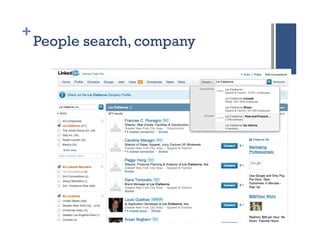 +
    People search, company
 