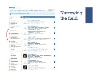 +
    Narrowing
    the field
 