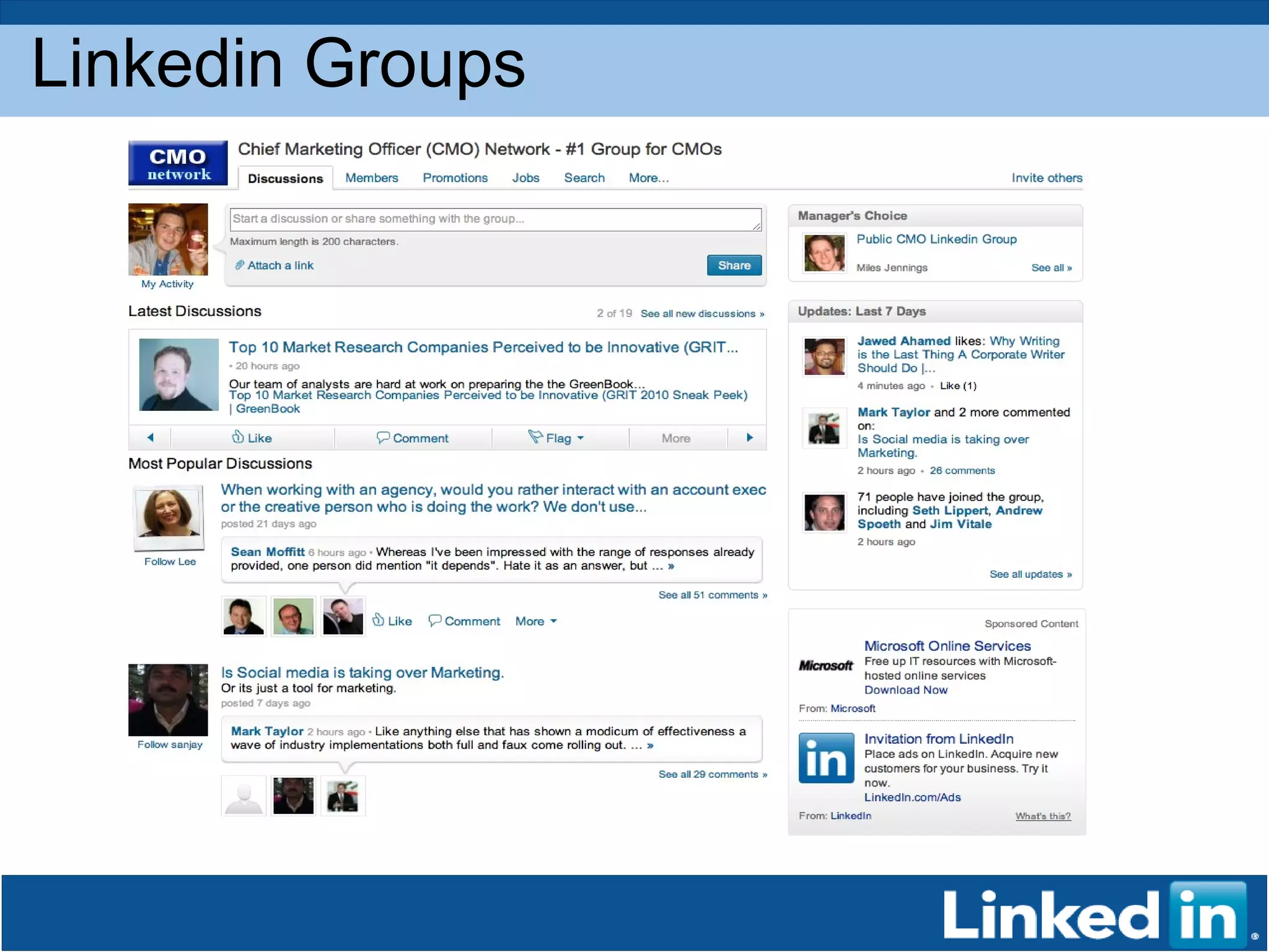 Linkedin Groups  