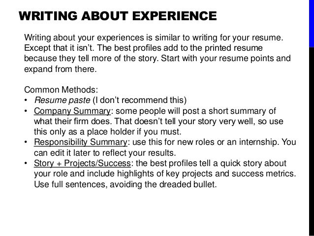 How to write internships on resume