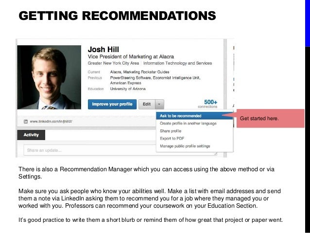 linkedin profile examples college students linkedin profile examples college students
