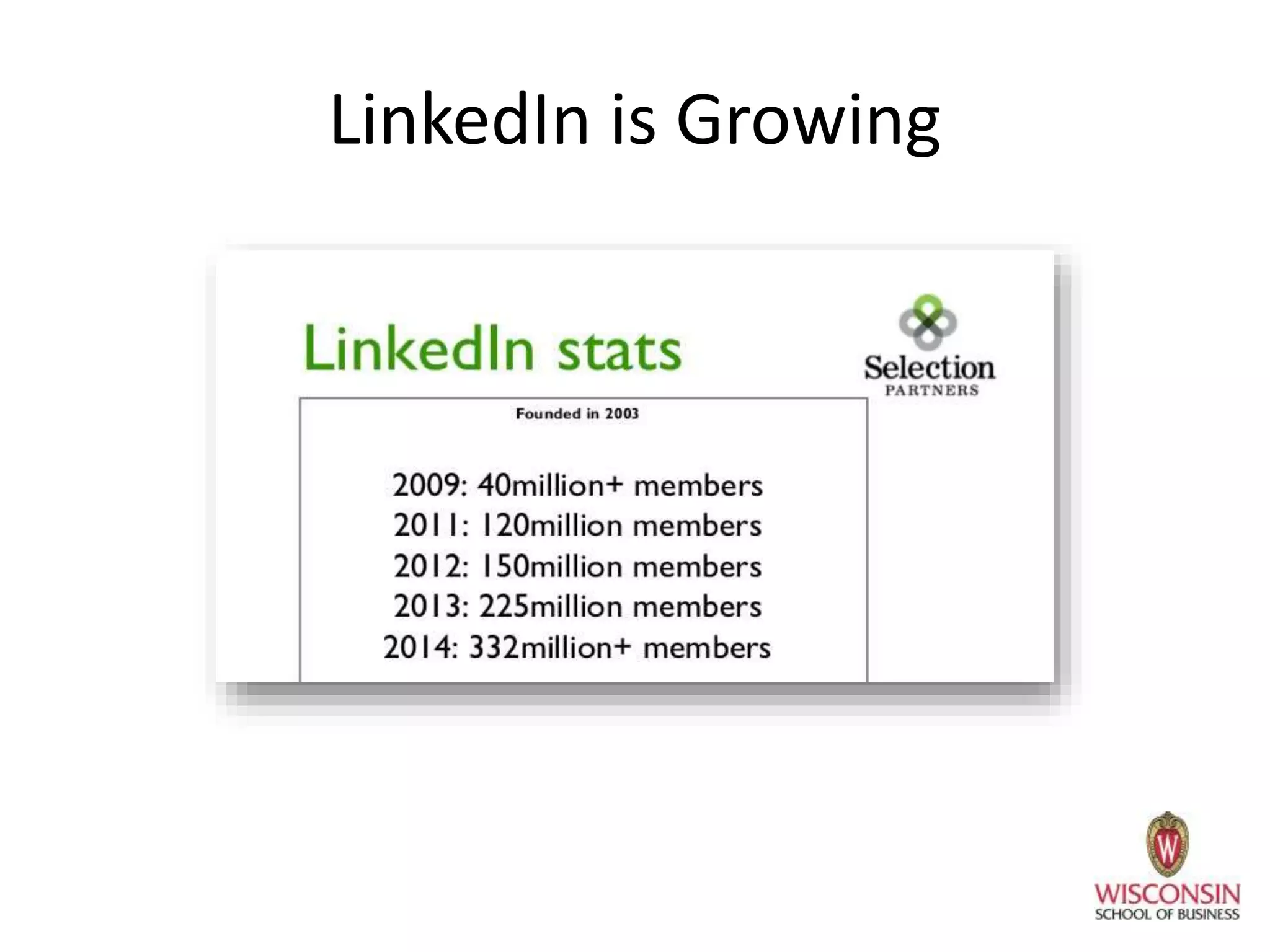 LinkedIn is Growing
 