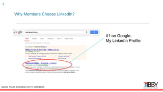 Why Members Choose LinkedIn?
thedigitalinstitute.com.au
5
#1 on Google:
My LinkedIn Profile
GROW YOUR BUSINESS WITH LINKEDIN
 