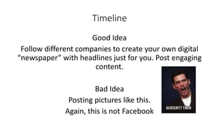 LinkedIn Good Ideas & Bad | PPTX