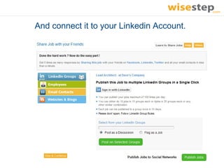 And connect it to your Linkedin Account.
 