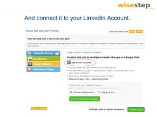 And connect it to your Linkedin Account.
 