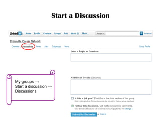 Start a Discussion My groups  ->  Start a discussion  -> Discussions  