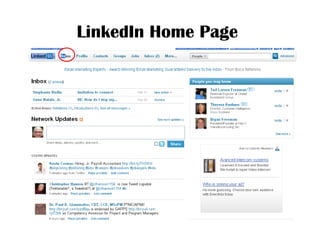 LinkedIn Home Page   
