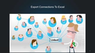 Export Connections To Excel 
#LinkedInMktg 35 
 