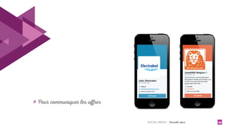 SOCIAL MEDIA - Christelle Letist 16
# Pour communiquer les offres
 