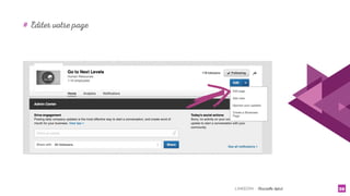 LINKEDIN - Christelle Letist 39
# Editer votre page
 