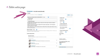 LINKEDIN - Christelle Letist 40
# Editer votre page
 