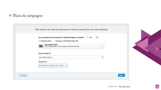 LINKEDIN - Christelle Letist 76
# Choix de campagne
 