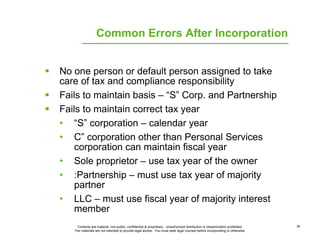 Common Errors After Incorporation


No one person or default person assigned to take
care of tax and compliance responsibi...
