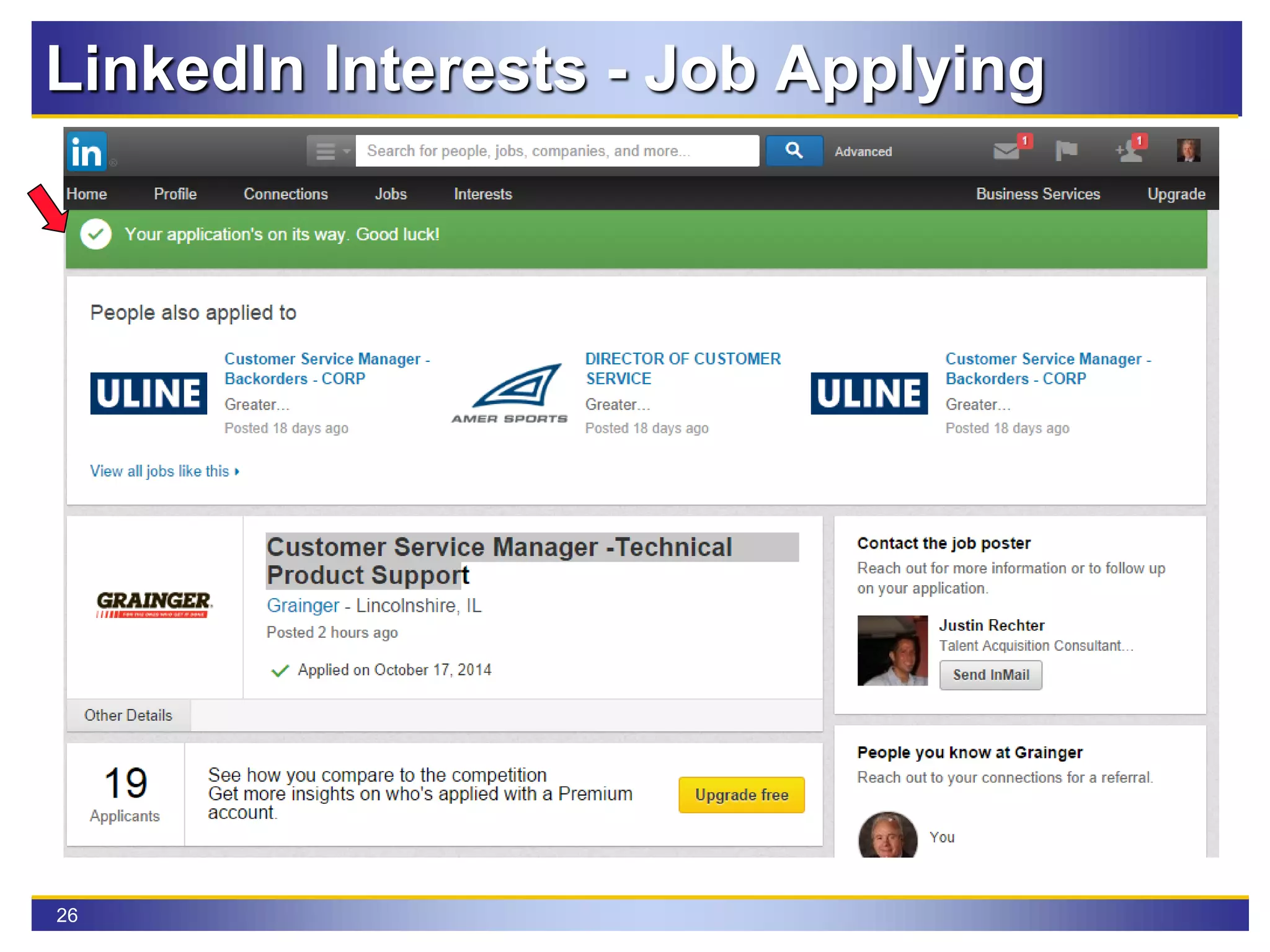 26
LinkedIn Interests - Job Applying
 