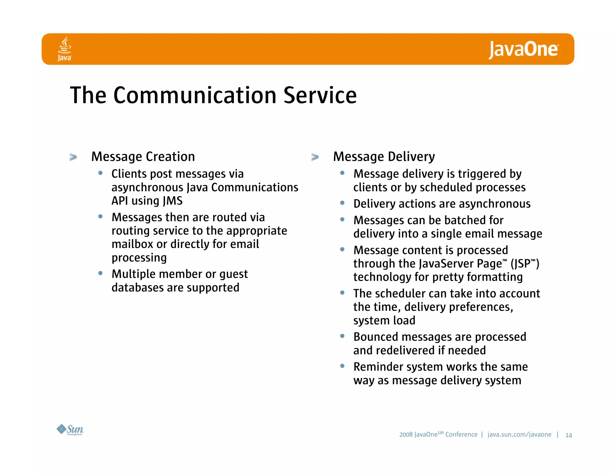 LinkedIn Communication Architecture