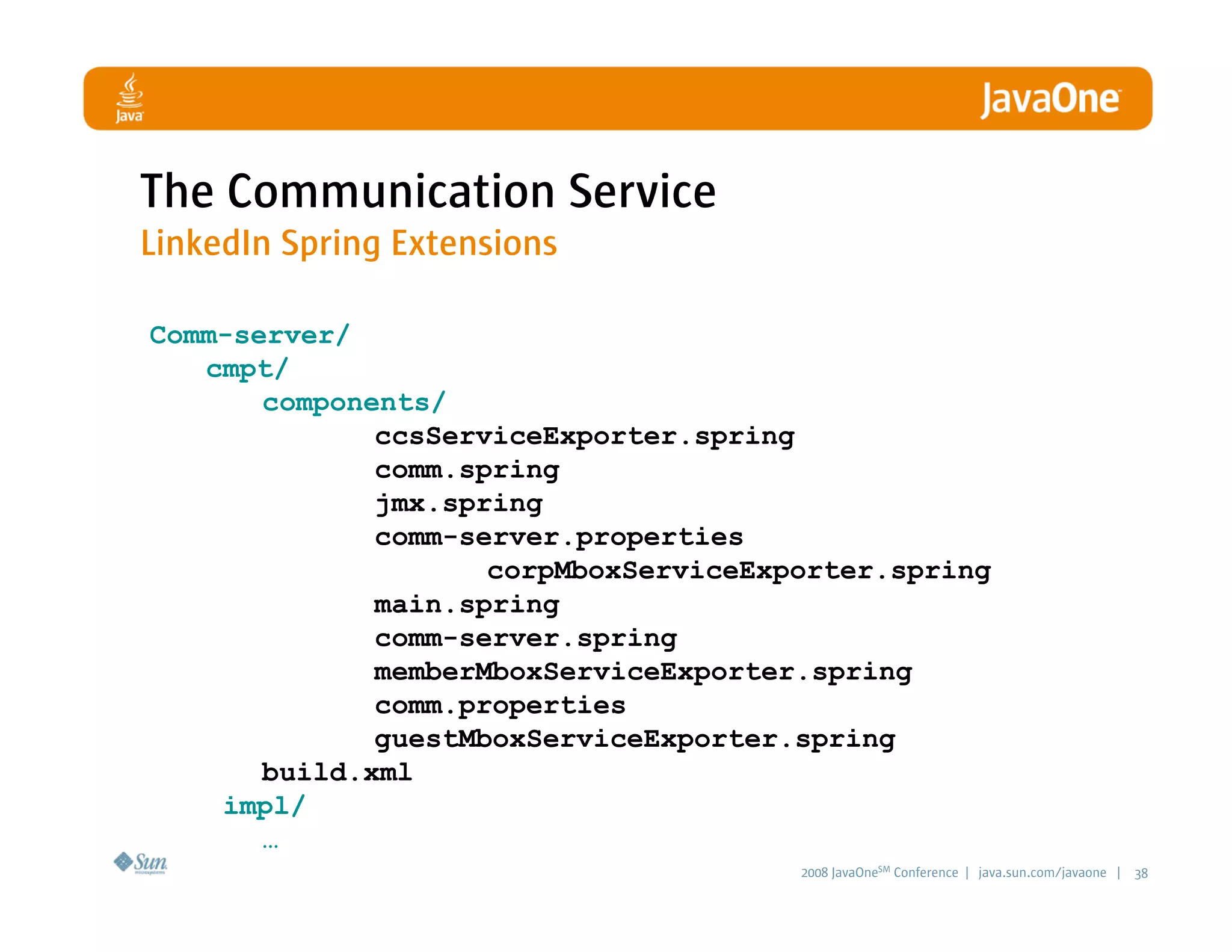 LinkedIn Communication Architecture