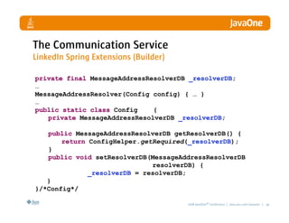 LinkedIn Communication Architecture