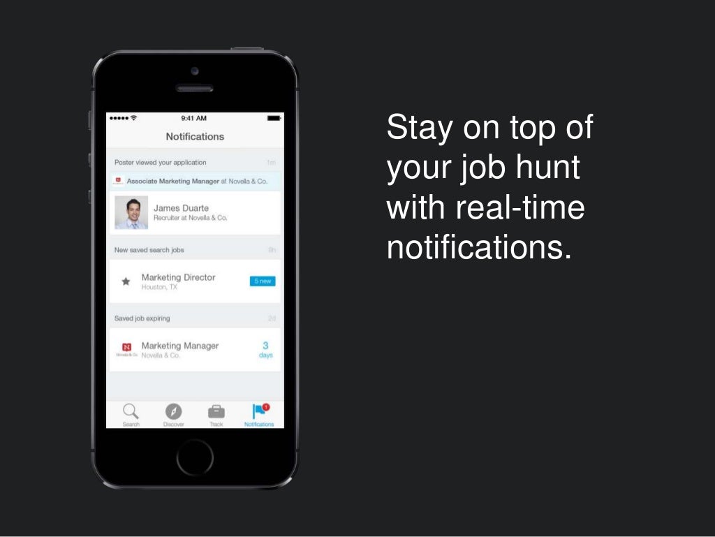 LinkedIn Job Search App for iPhone