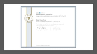 LinkedIn Learning Certificates of Completion - Skills