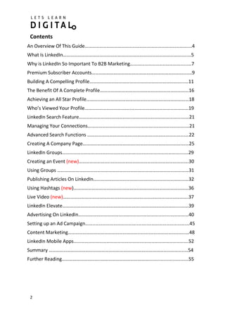 LinkedIn B2B Marketing User Guide 2020 | PDF