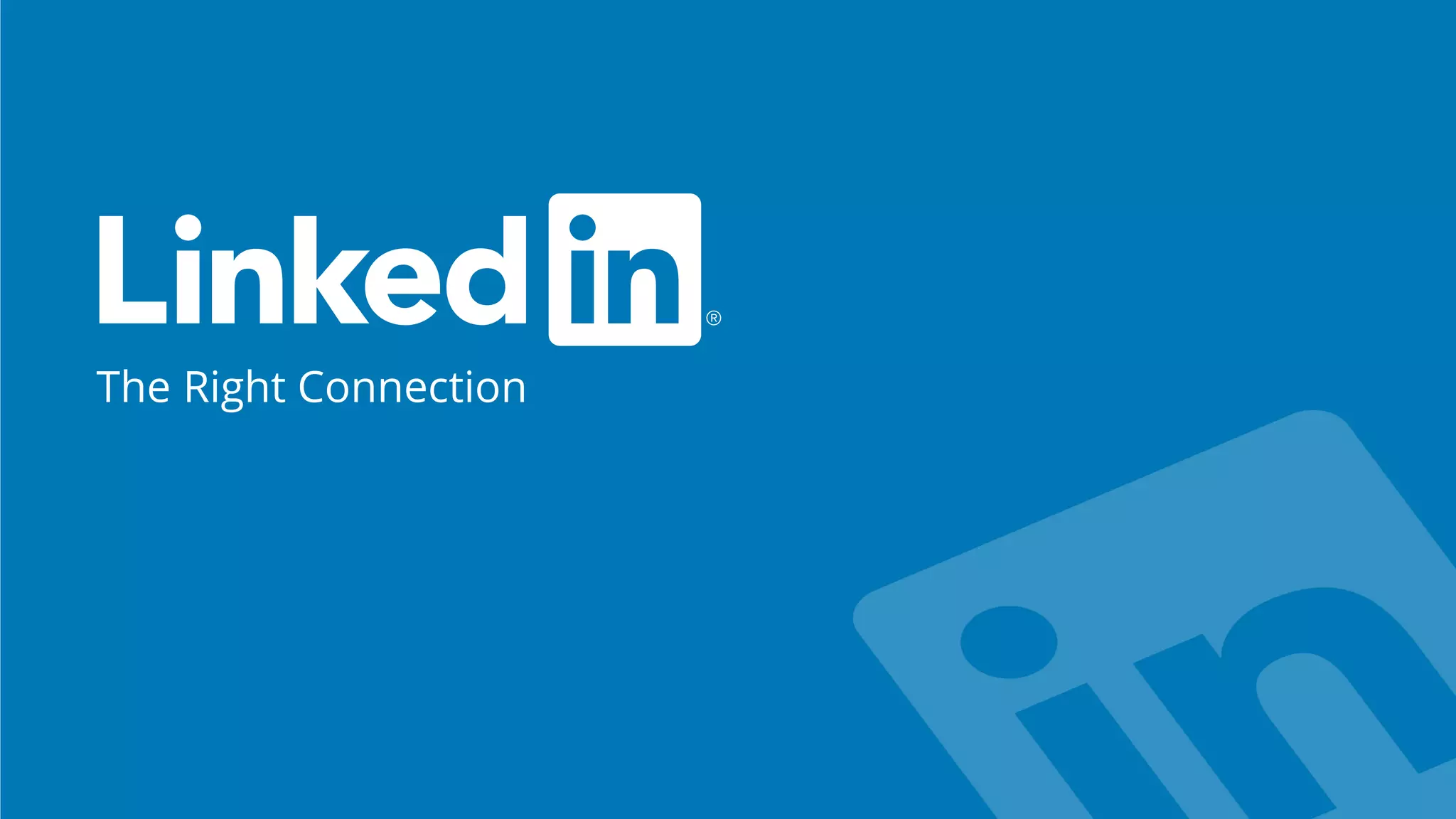 The Right Connection
 