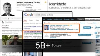 Identidade
Conectar, encontrar e ser encontrado

5B+

Buscas

 