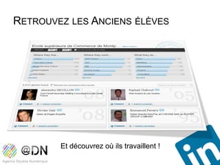 RETROUVEZ LES ANCIENS ÉLÈVES




        Et découvrez où ils travaillent !
 