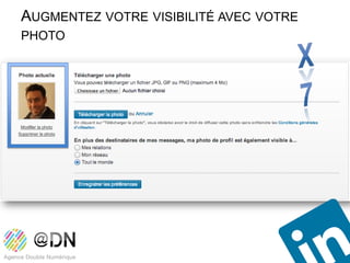 AUGMENTEZ VOTRE VISIBILITÉ AVEC VOTRE
PHOTO
 