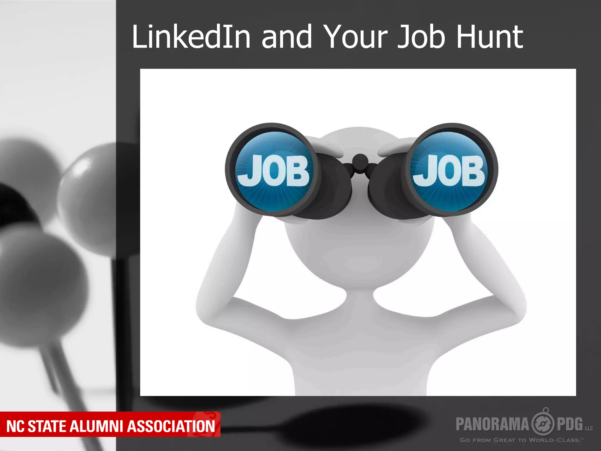LinkedIn and Your Job Hunt
 