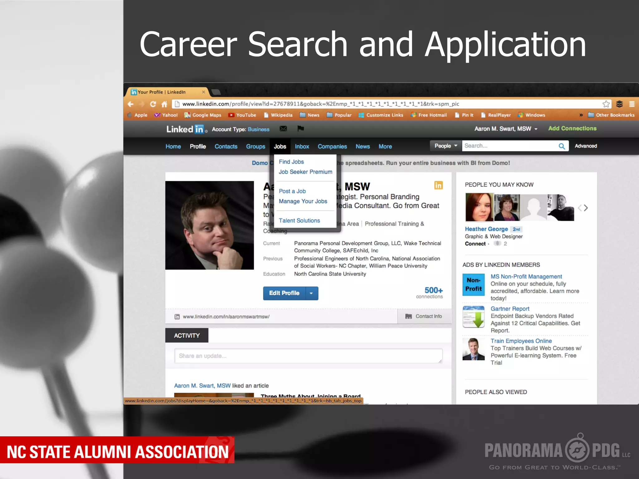 Career Search and Application
 