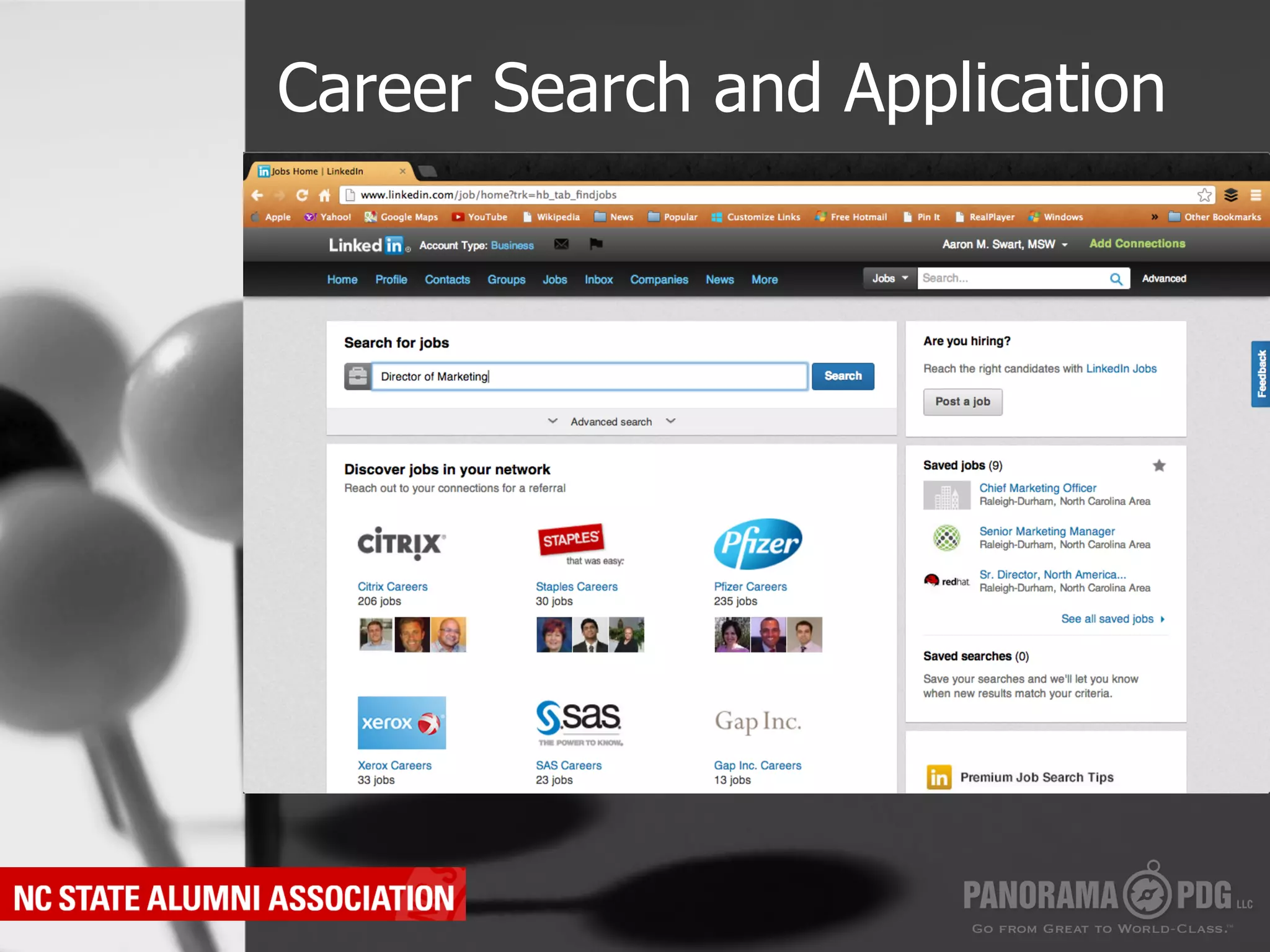 Career Search and Application
 