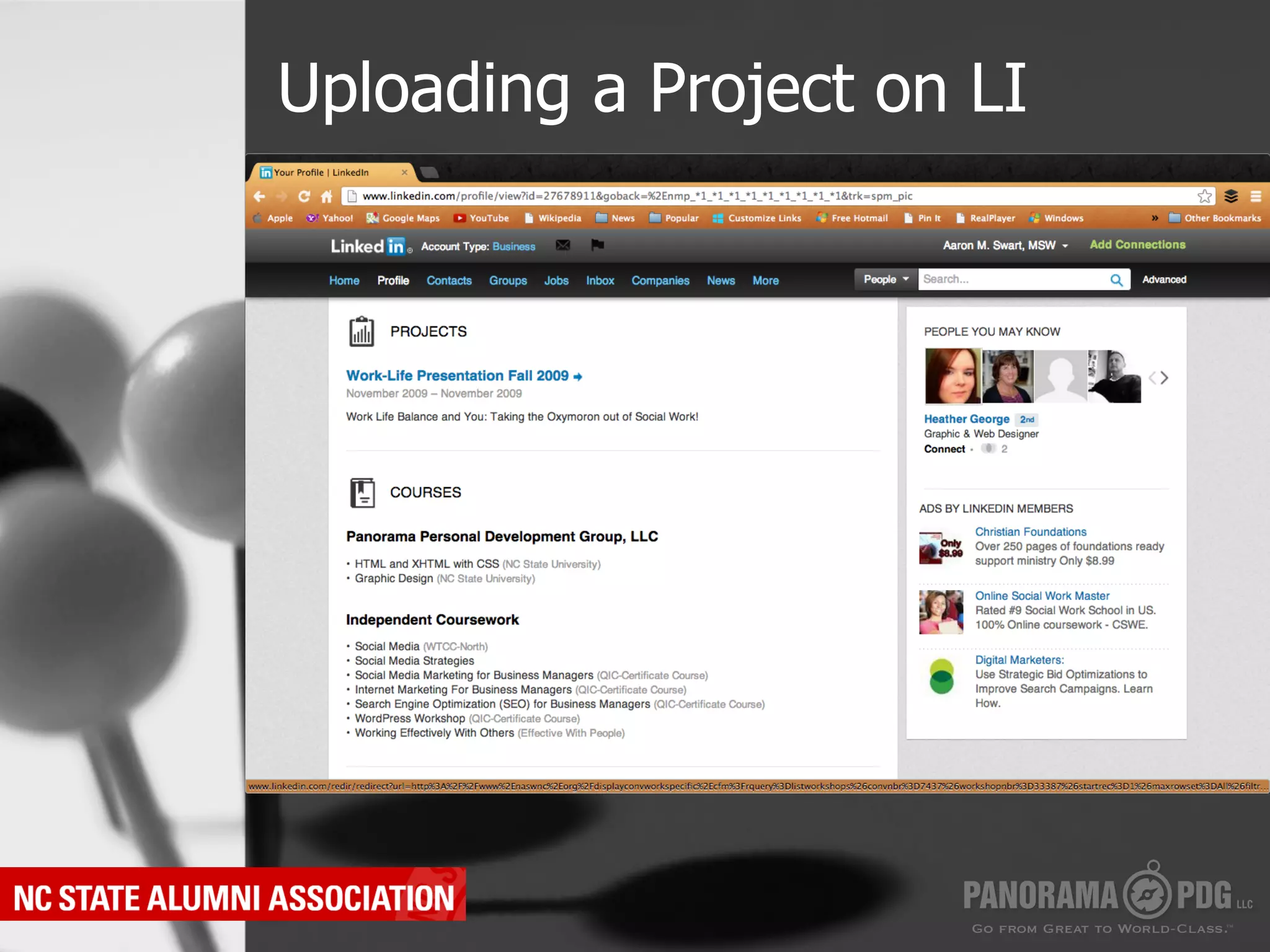 Uploading a Project on LI
 