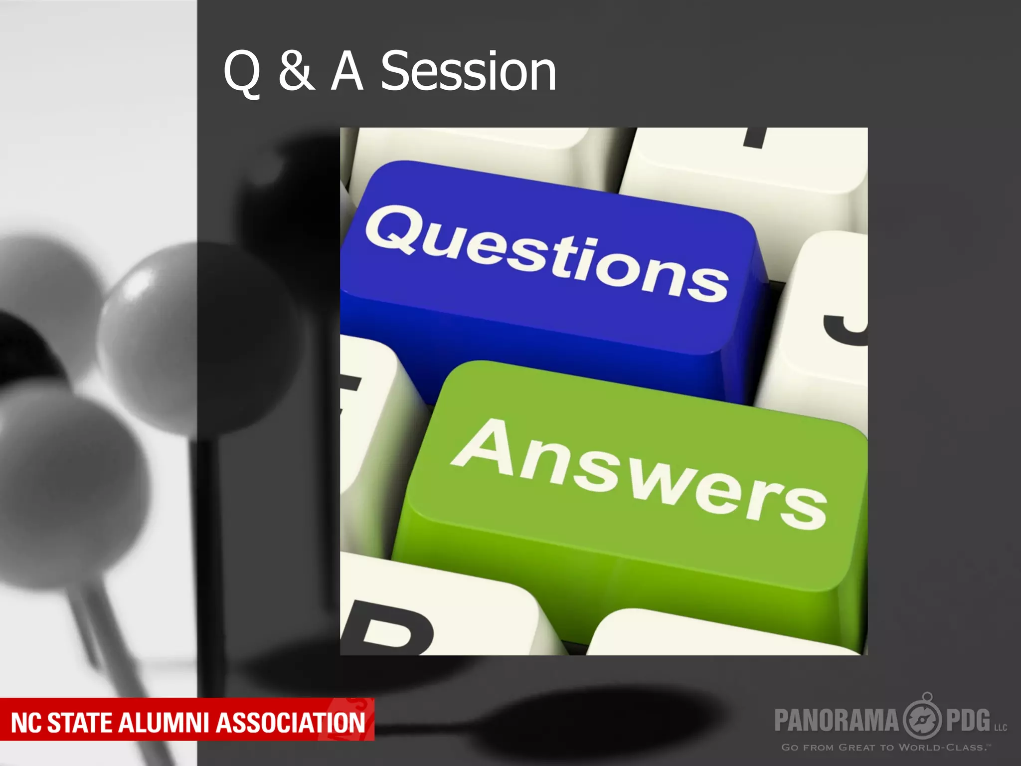 Q & A Session
 