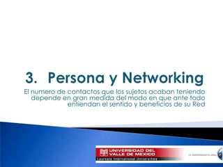 Si no inviertes tiempo en tu red de nada sirve registrarte o estar en un grupo.