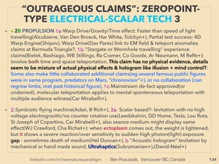 linkedin.com/in/newnatureparadigm - Ben Rusuisiak, Vancouver BC, Canada 134
“INVENTOR PSEUDO SCIENCE” FREE
ENERGY- 9 ANEUTRONIC & REG FUSION2
• -->>cont: 9-Super Compact Fusion: JAERI/JAEA:
Note new JAERI/JAEA system is being built to test how long it can gain
energy continuously with how much more than Q>1.25, not to test whether if
it can produce more energy than input. European JET had unofﬁcial success
in 2004? but then shutdown for major upgrades...
• Considering Western mainstream debunking/selective ignoring of
overwhelming accumulating evidence of economically inconvenient non
mainstream LENR or Fusion like mechanics since 1925, even Huemul
Project(R Richter) in 1950s Argentina could have also achieved Q>1 fusion?
• Other types with large funding are not reported to have net energy gain:
Various magetized types etc. Even home made sustained fusion itself can be
made, particularly low powered super compact Fusors(Farnsworth invention),
(Jam Edwards, Ta Wilson+). Other types: eg Dusty Nano Fusion(Gyö Egely)+
-->cont:
 
